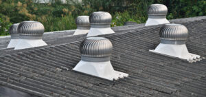 air vent on the roof outdoor